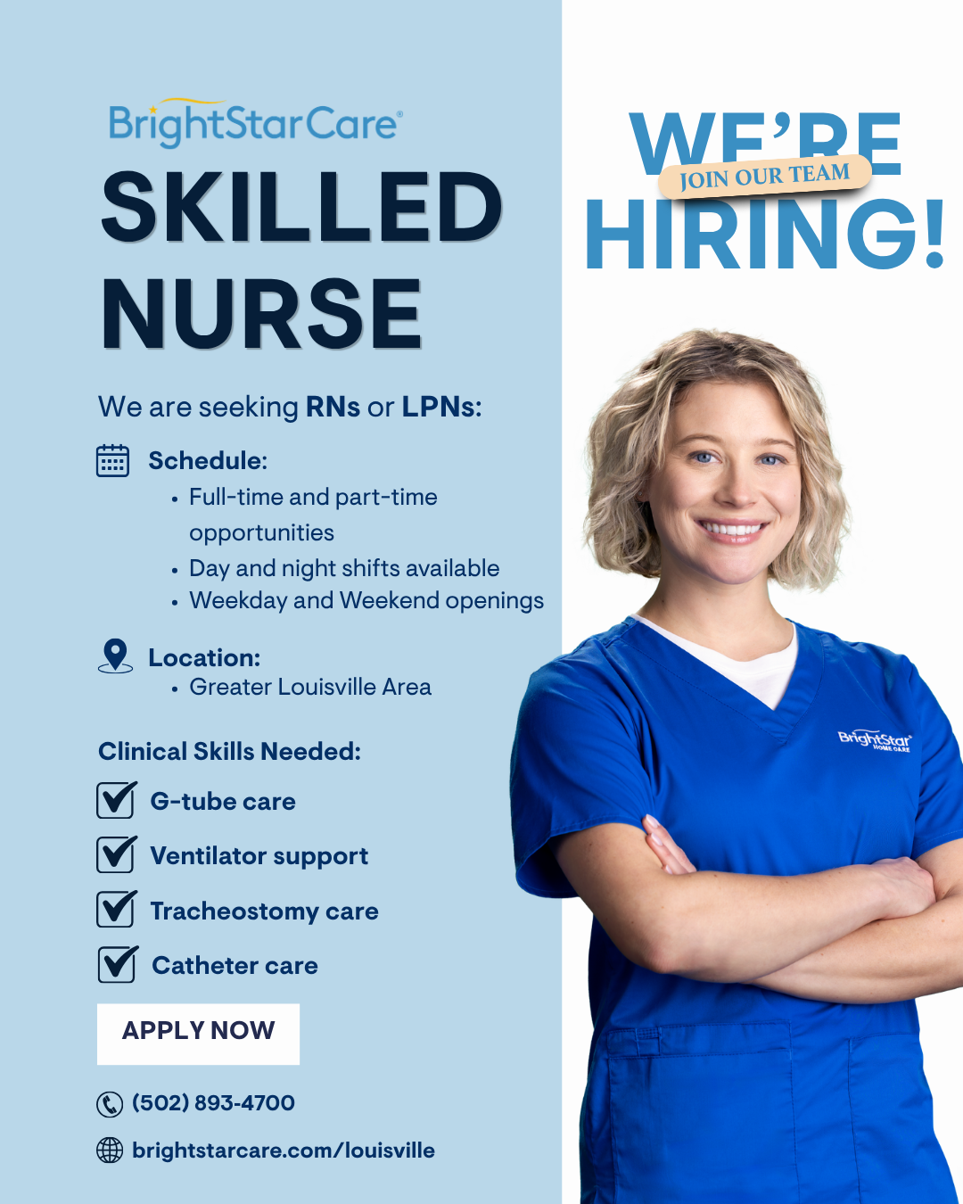 BrightStar Care Louisville Facebook ad