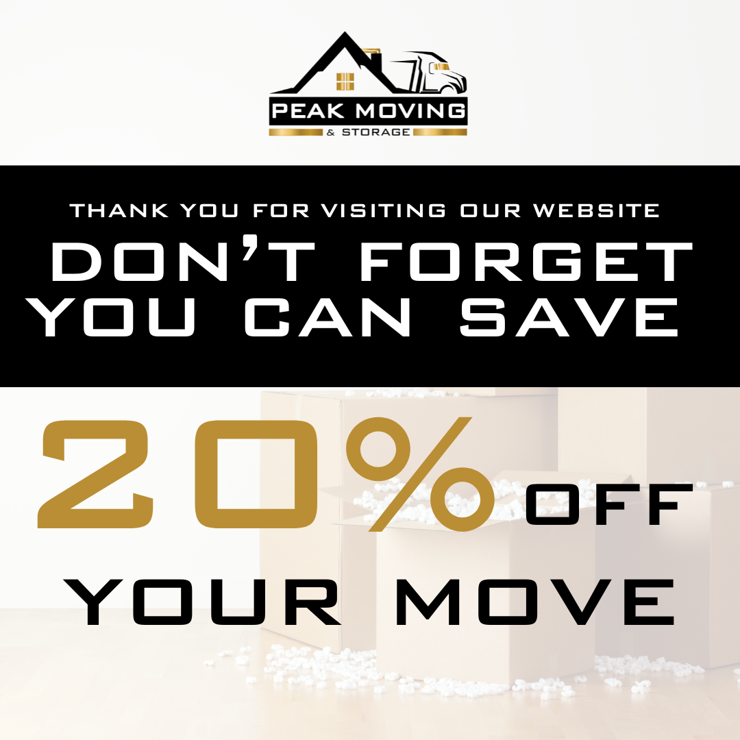 Peak Moving and Storage, LLC Facebook ad