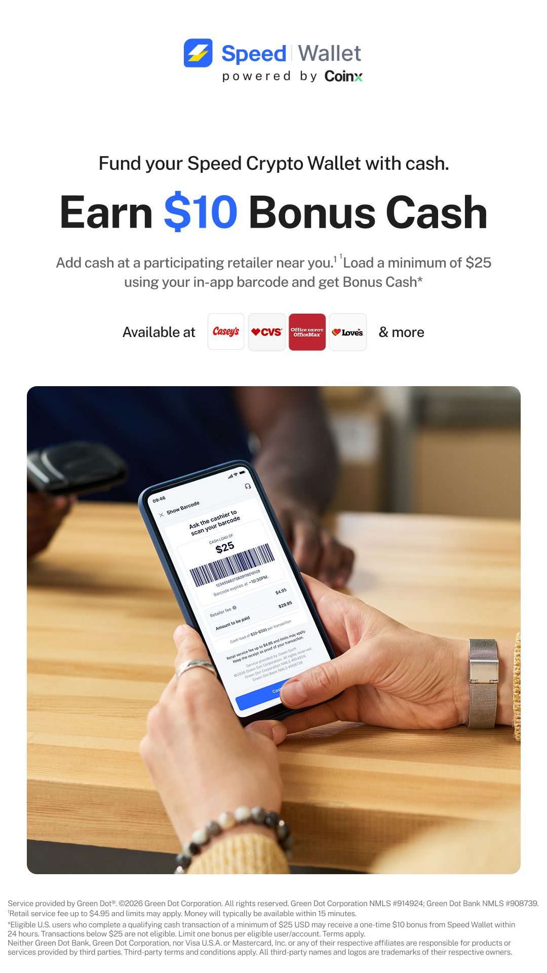 CoinX Facebook ad from Jun 24, 2026