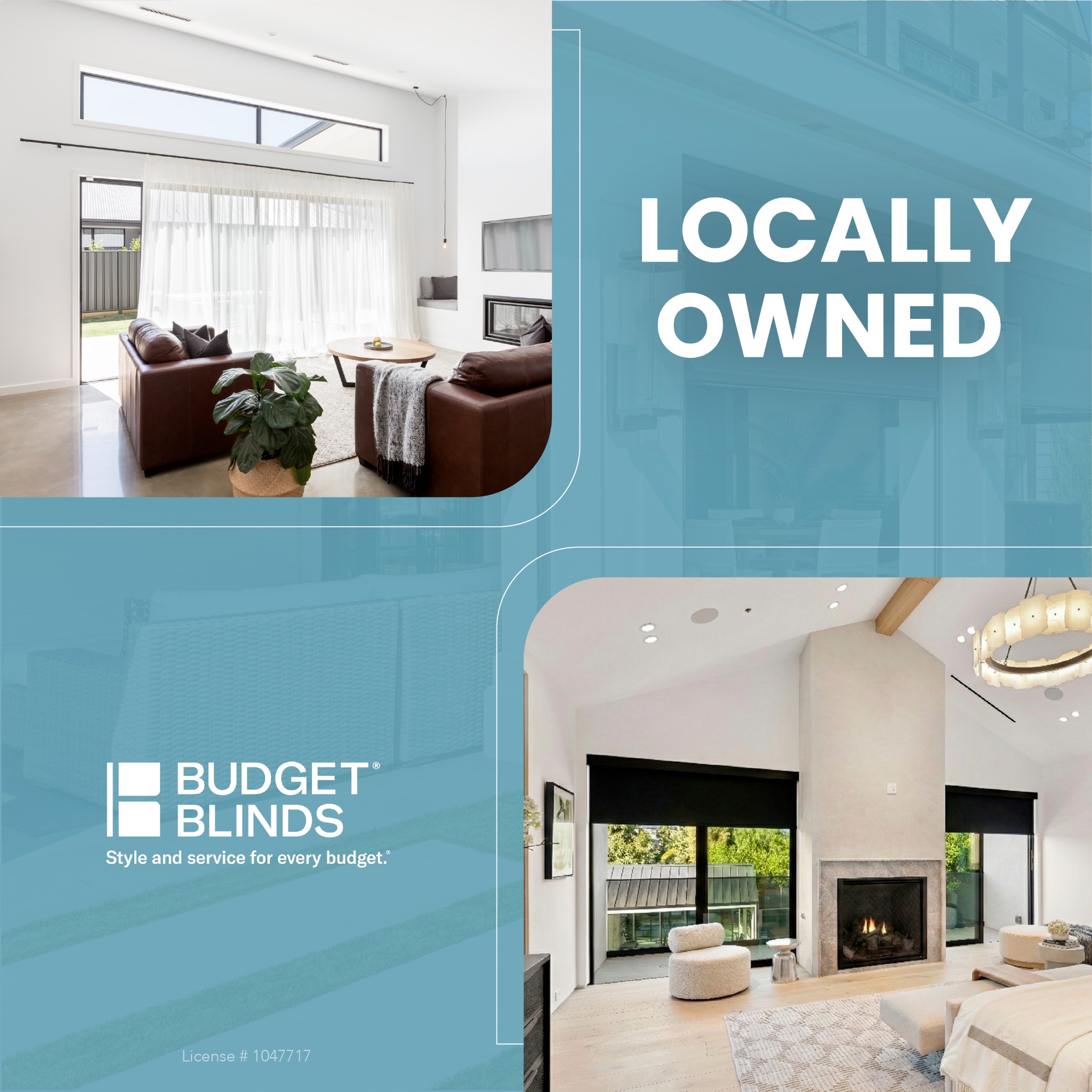 Budget Blinds of North County San Diego Facebook ad: Modern Comfort, Done Right