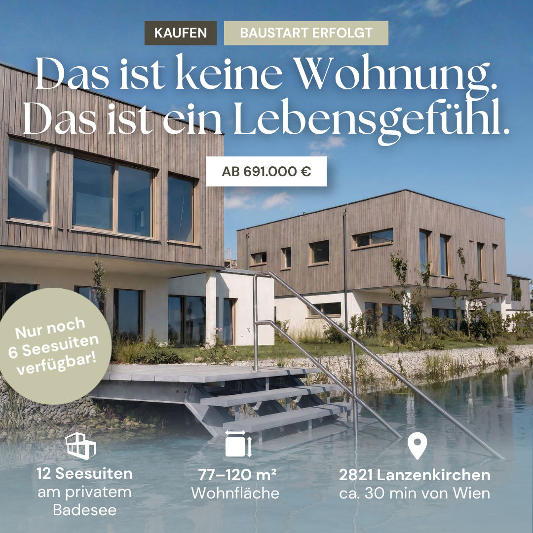 Seevillen & Seesuiten Lanzenkirchen Facebook ad: Das ist keine Wohnung.