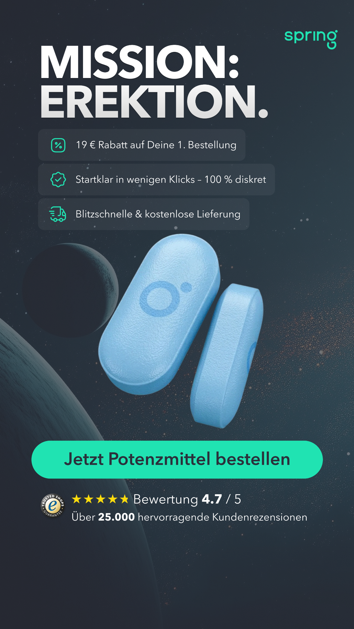 GoSpring Männergesundheit Deutschland  Facebook ad