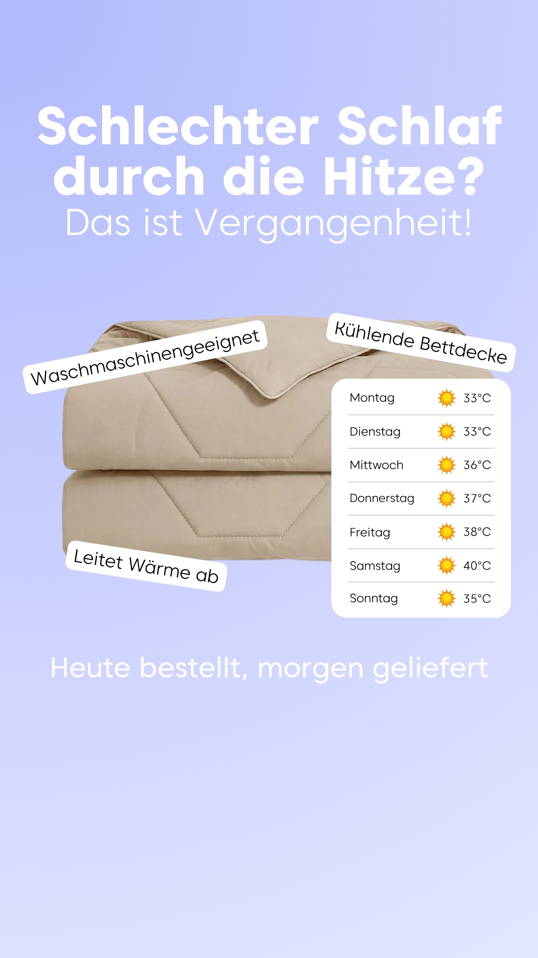 Thehappybed.de Facebook ad