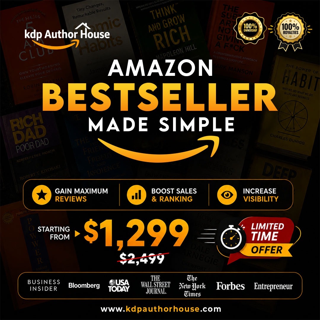 KDP Author House Facebook ad