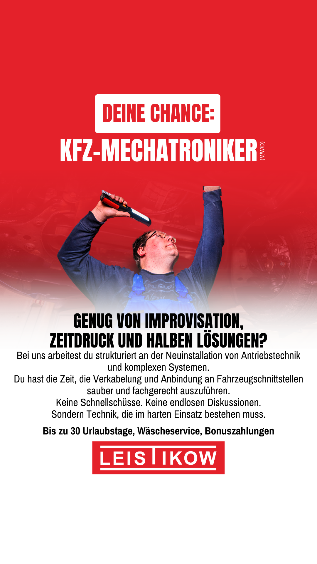 Joachim Leistikow GmbH Facebook ad from May 19, 2026