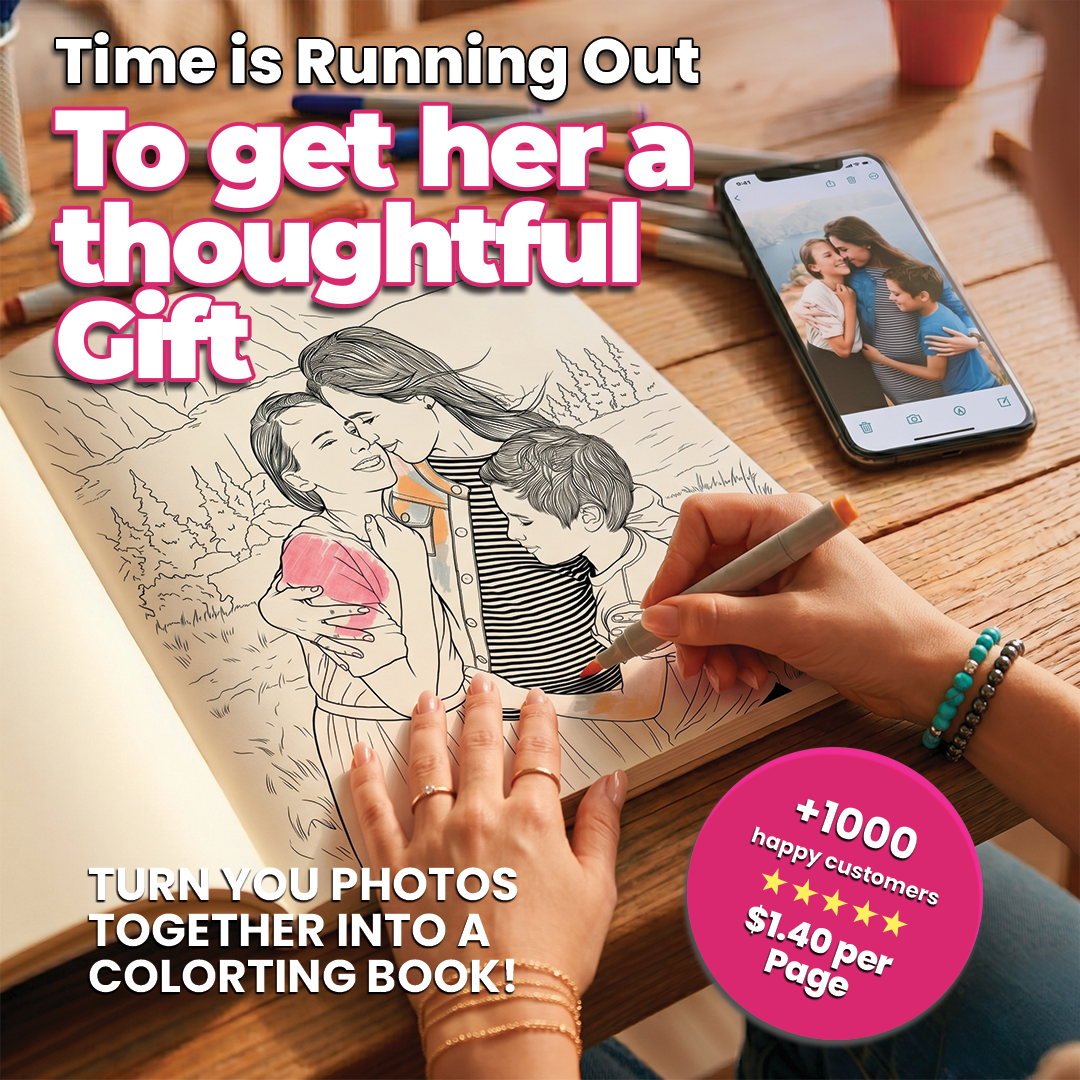 My Colorful World - Customized Coloring Books From Photos Facebook ad