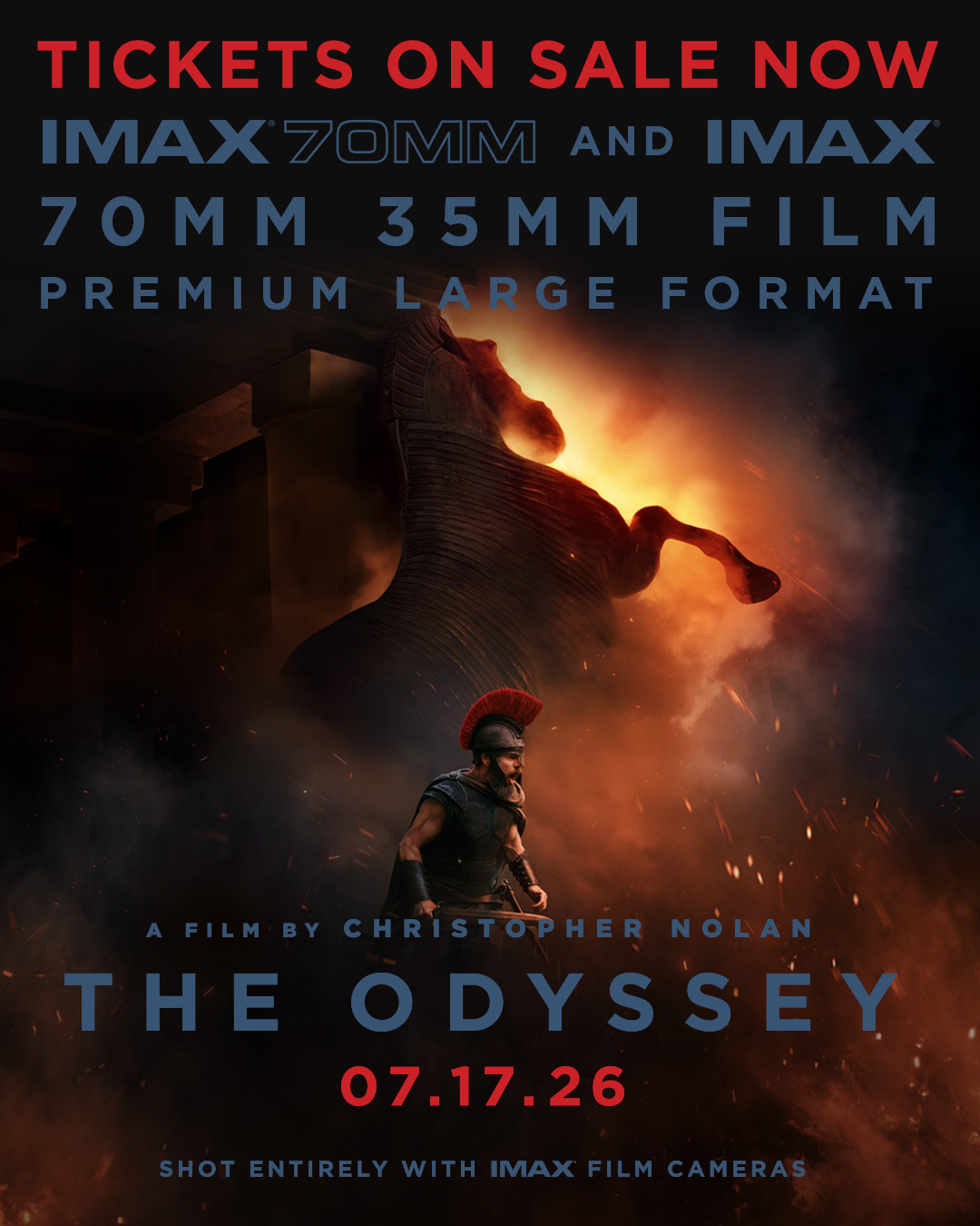 IMAX Theater Indiana State Museum Facebook ad: The Odyssey - Nolan's Epic in IMAX 70mm