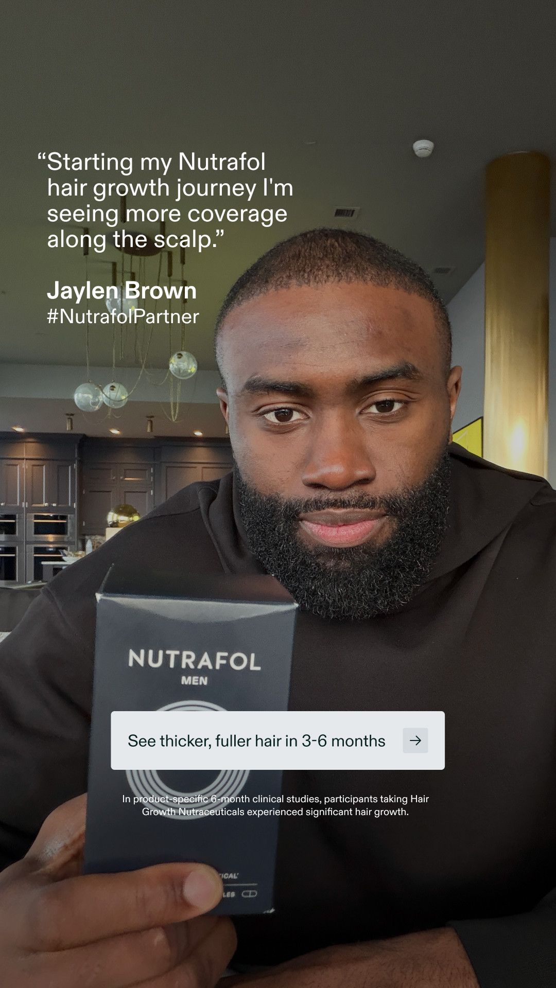 Nutrafol Men Facebook ad