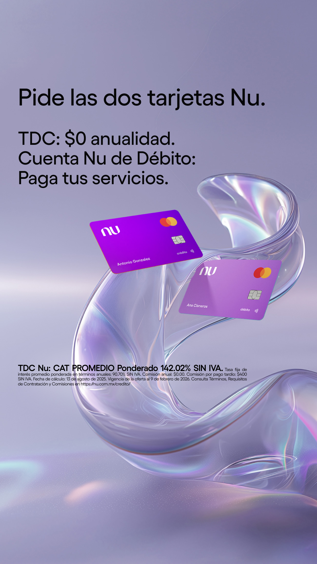 Nu México Facebook ad