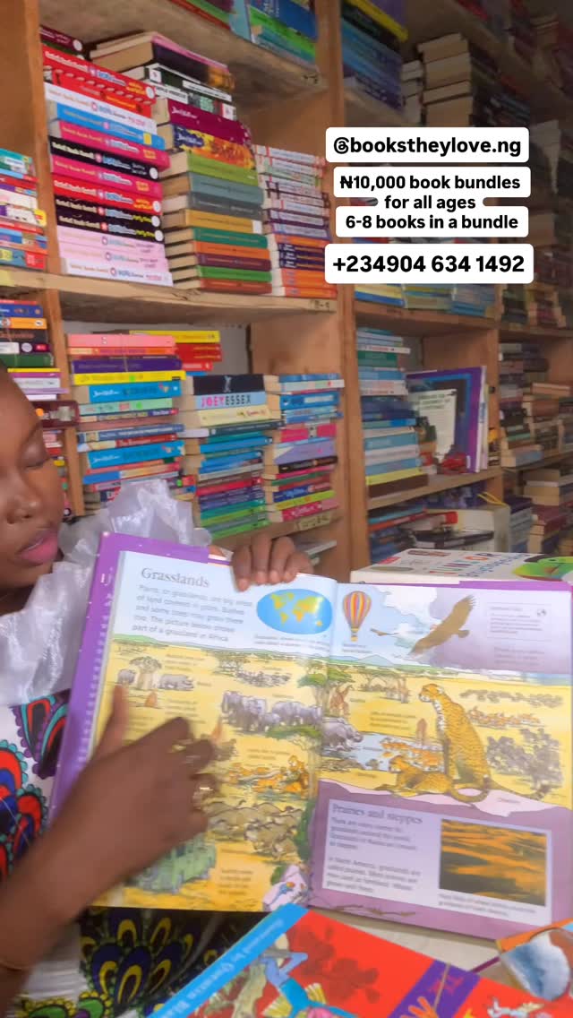 Bookstheylove.ng Facebook ad: We have book bundles for all ages in…