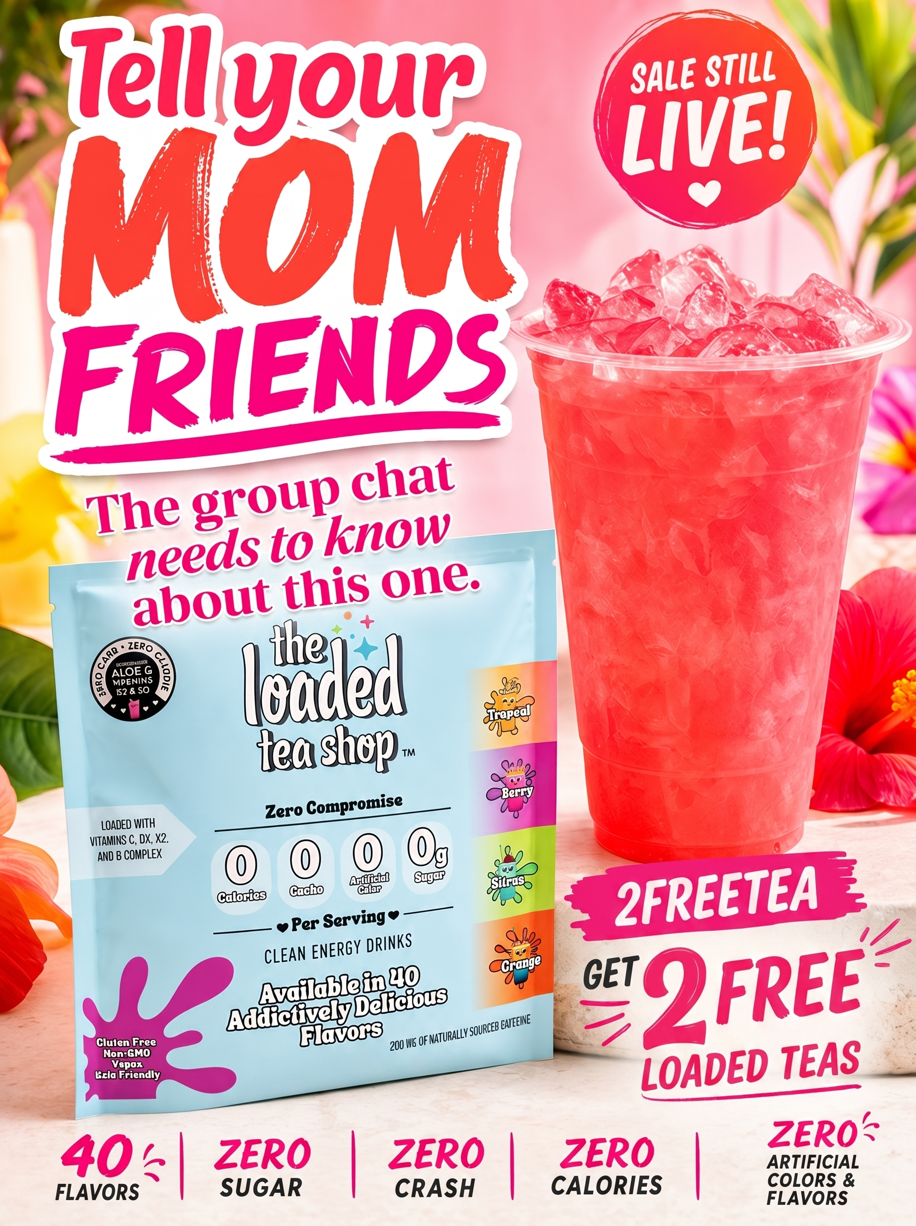 The Loaded Tea Shop Facebook ad