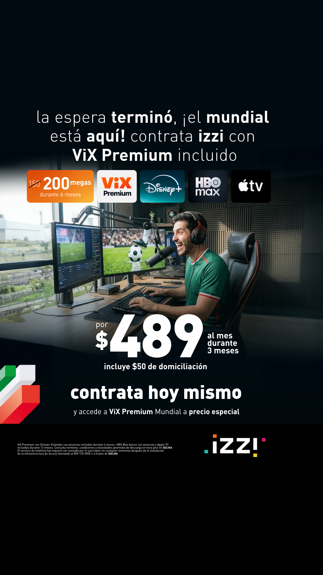 izzi telecom Facebook ad