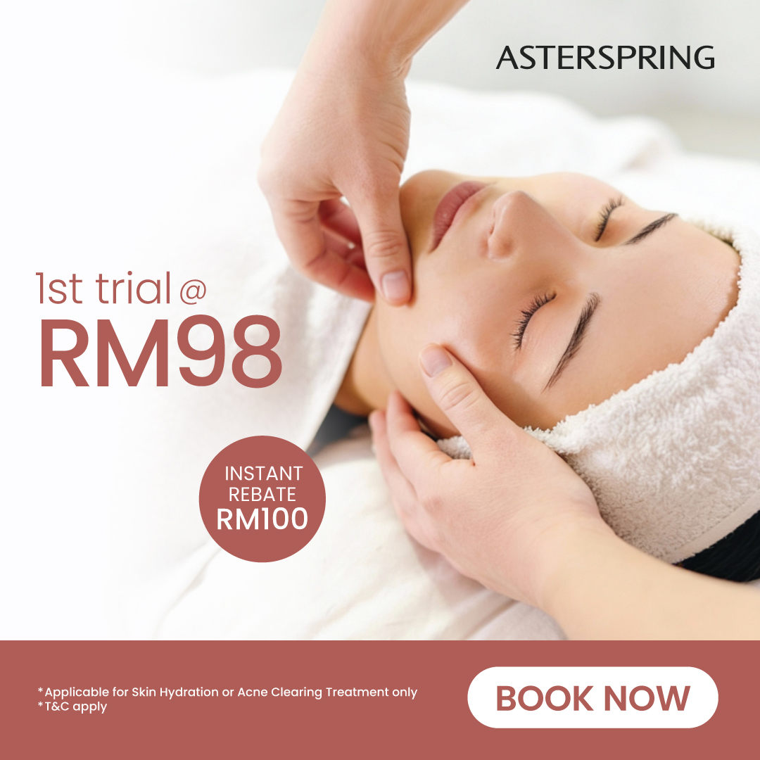 AsterSpring Malaysia Facebook ad: 1st trial @ RM98 ONLY!