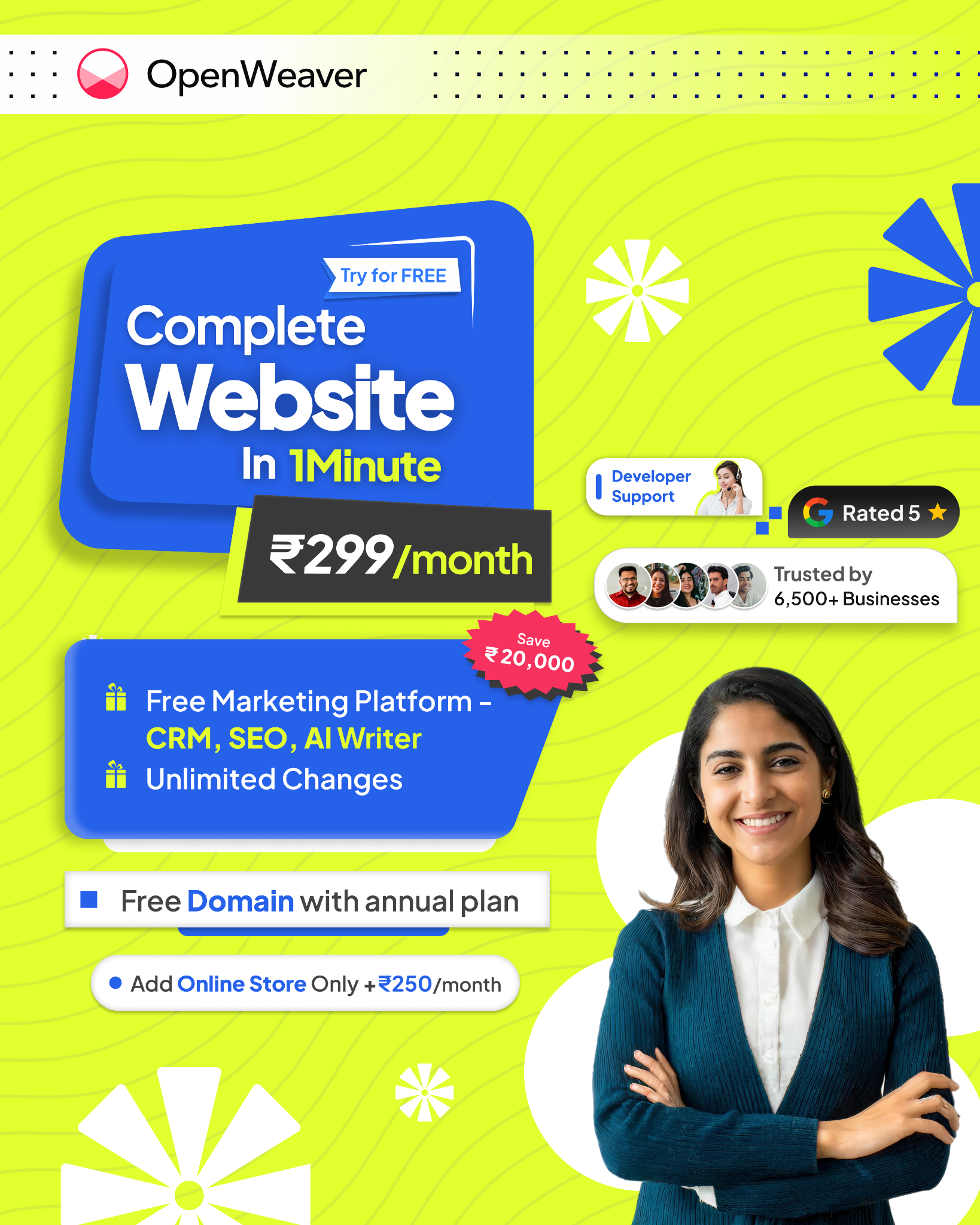 Open Weaver Facebook ad
