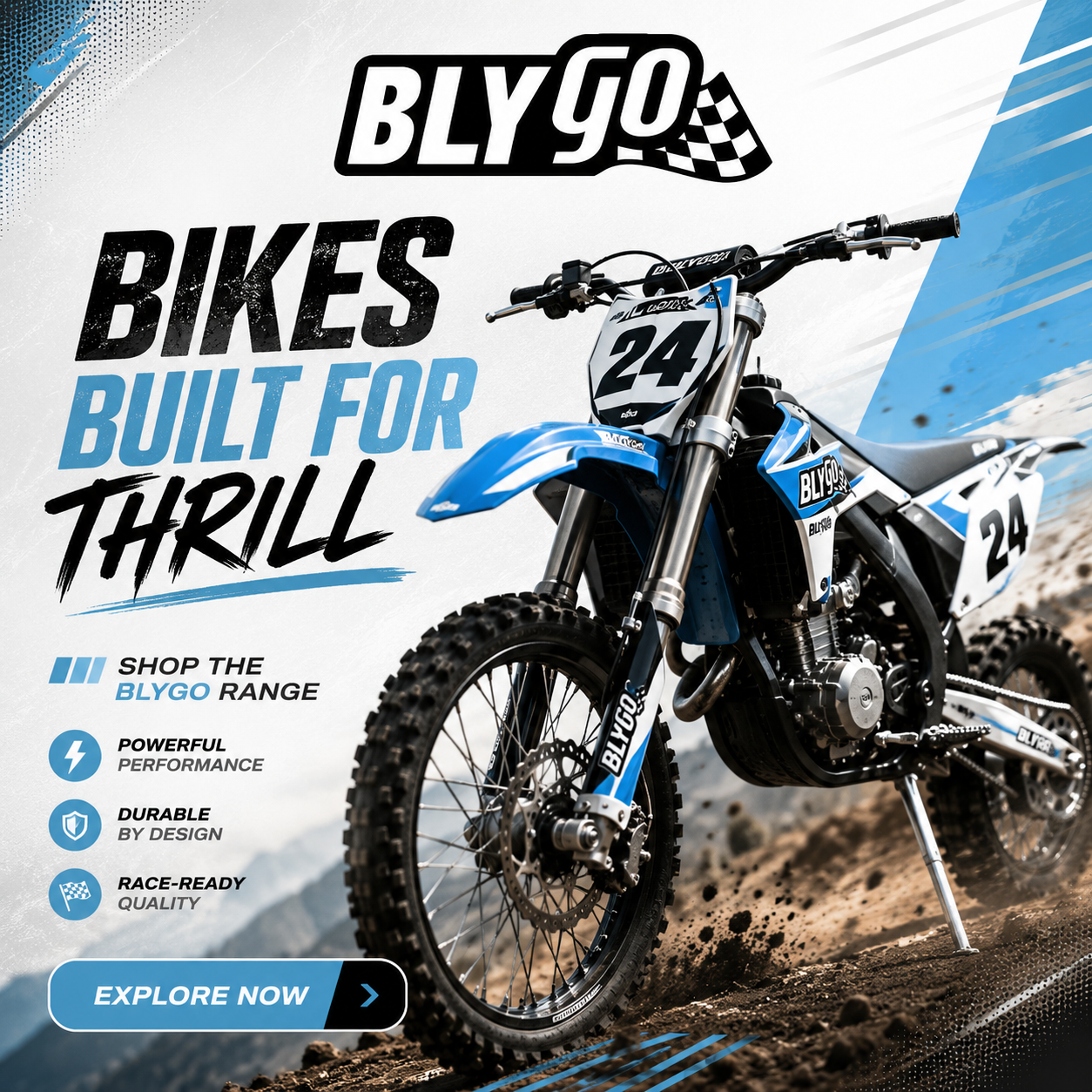 Blygo: Motorcycle Parts and Accessories Store Facebook ad
