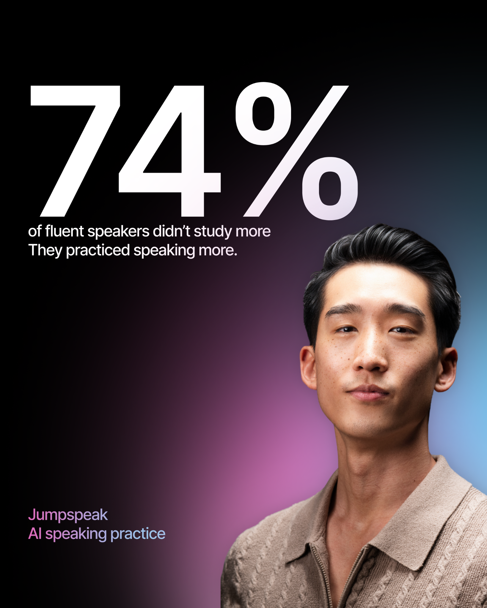 Jumpspeak Facebook ad