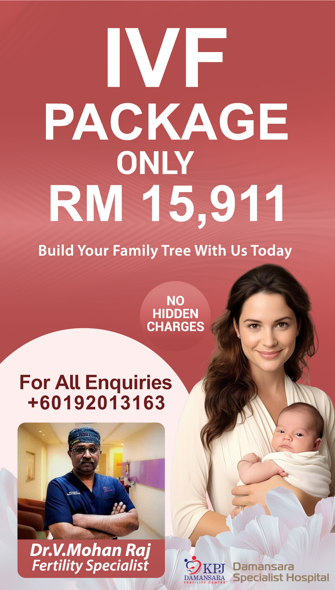 Dr.V.Mohan Raj's Fertility & Gynae Centre Facebook ad from Jan 17, 2026
