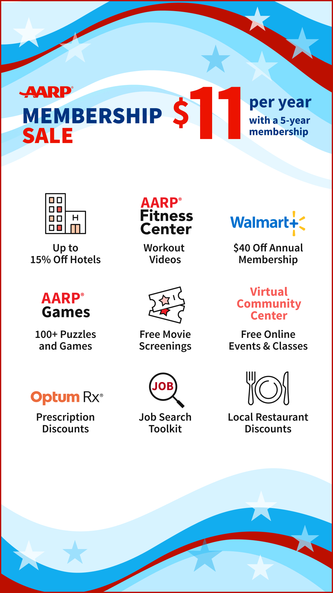 AARP Facebook ad
