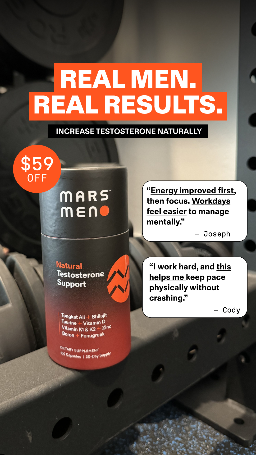 Mars Men Facebook ad