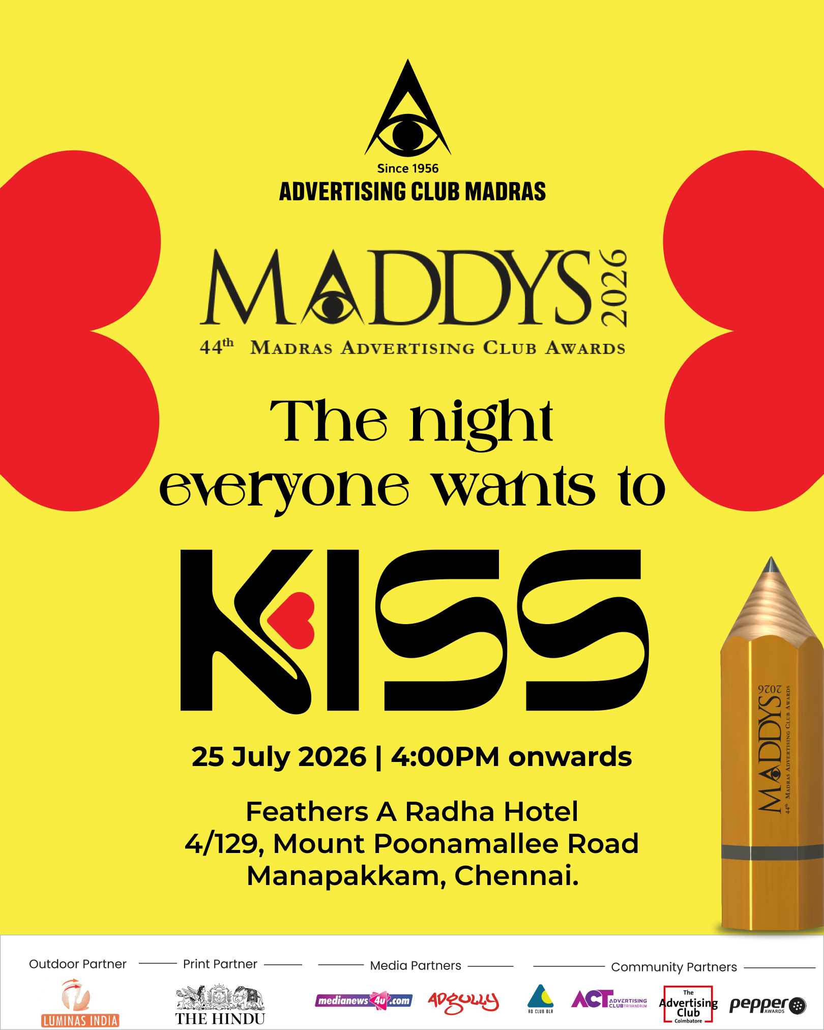 Advertising Club Madras Facebook ad: Chat in Messenger