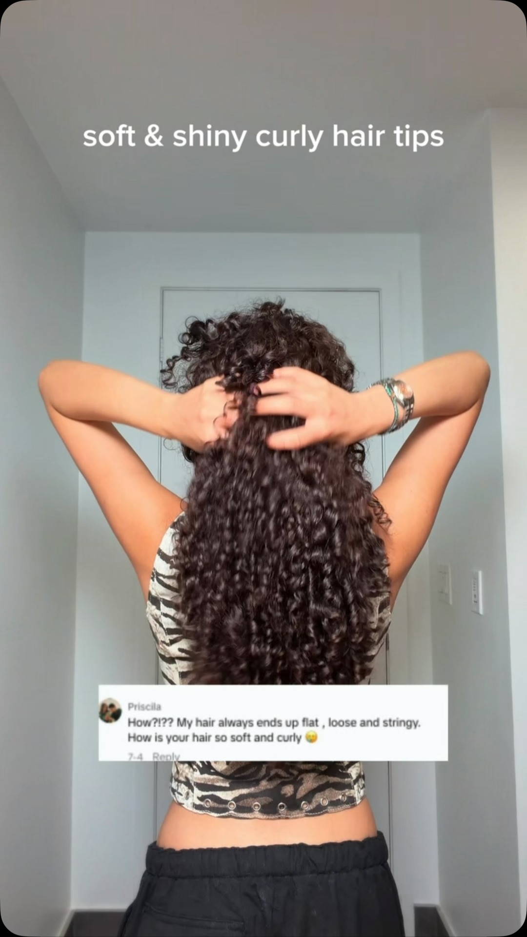 Gisou Facebook ad: Soft, shiny curls start with how I take…
