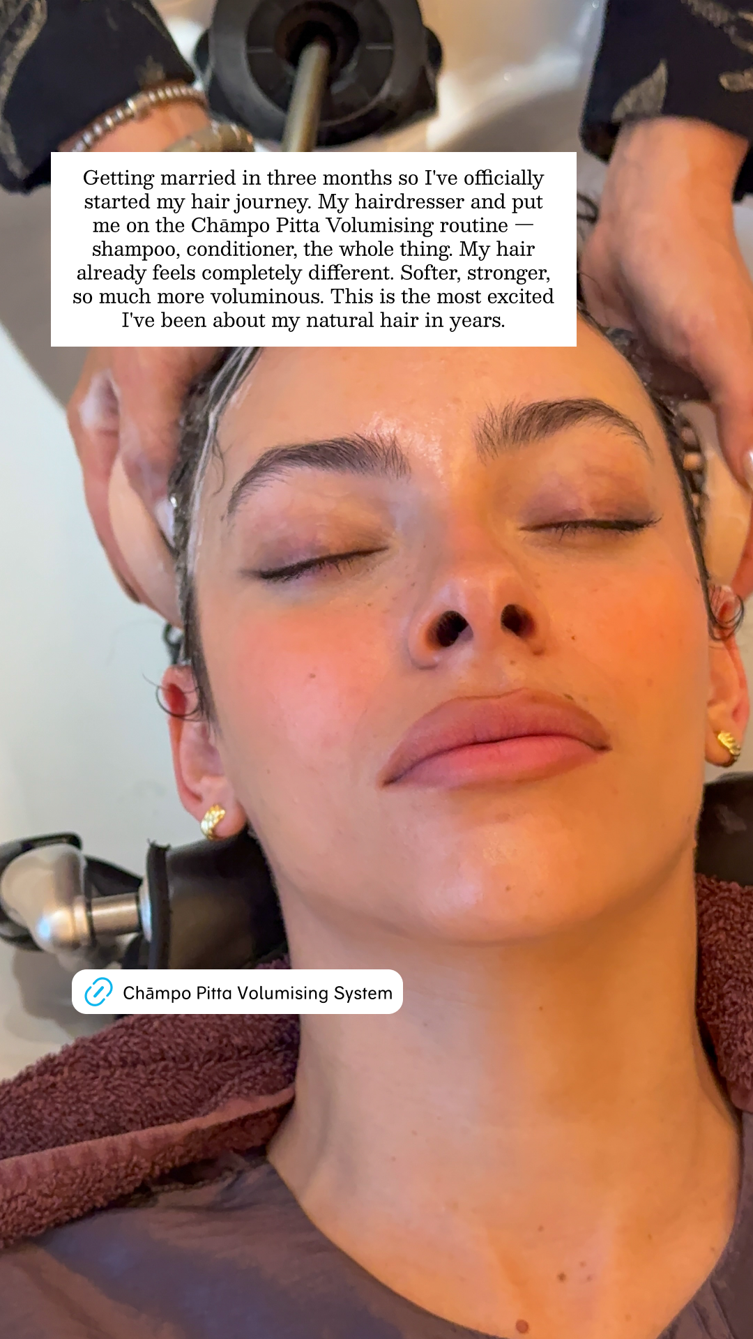Chāmpo Haircare Facebook ad