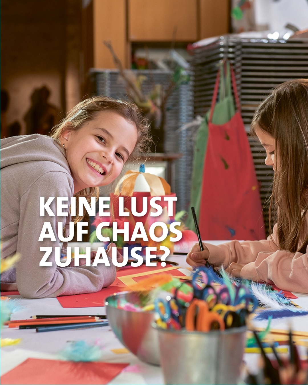 Stift Klosterneuburg Facebook ad: Keine Lust auf Chaos zuhause?