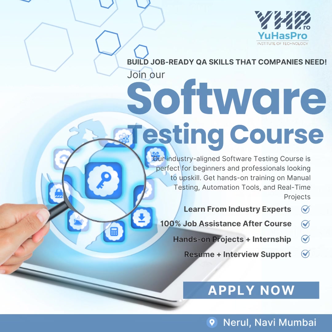 YuHas Pro Facebook ad: Job-Oriented Software Testing Course