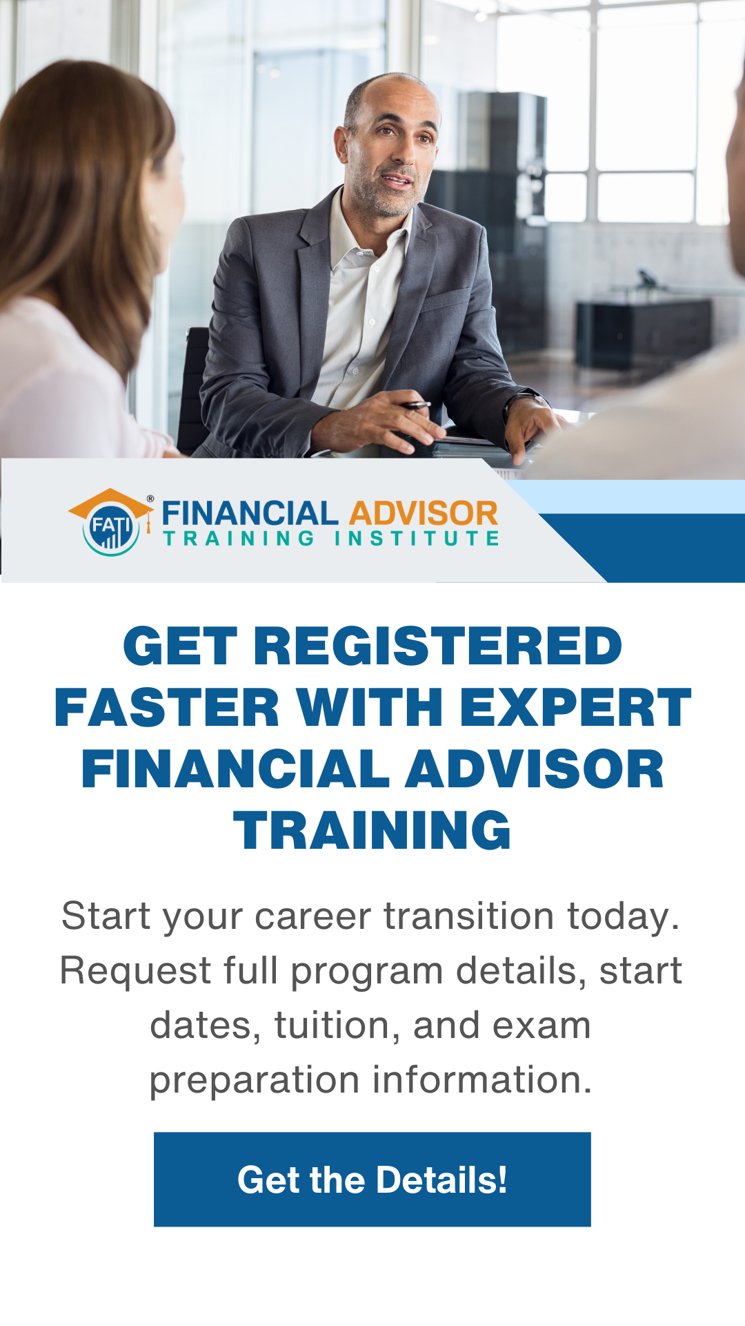 Financial Advisor Training Institute Facebook ad