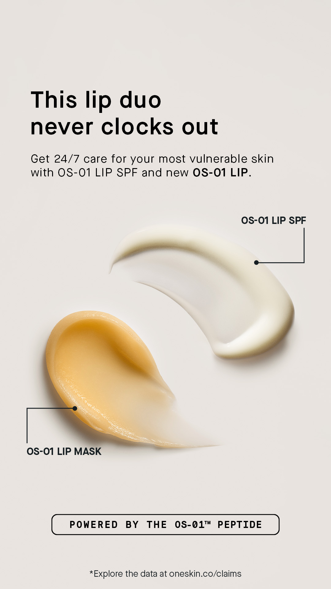 OneSkin Facebook ad