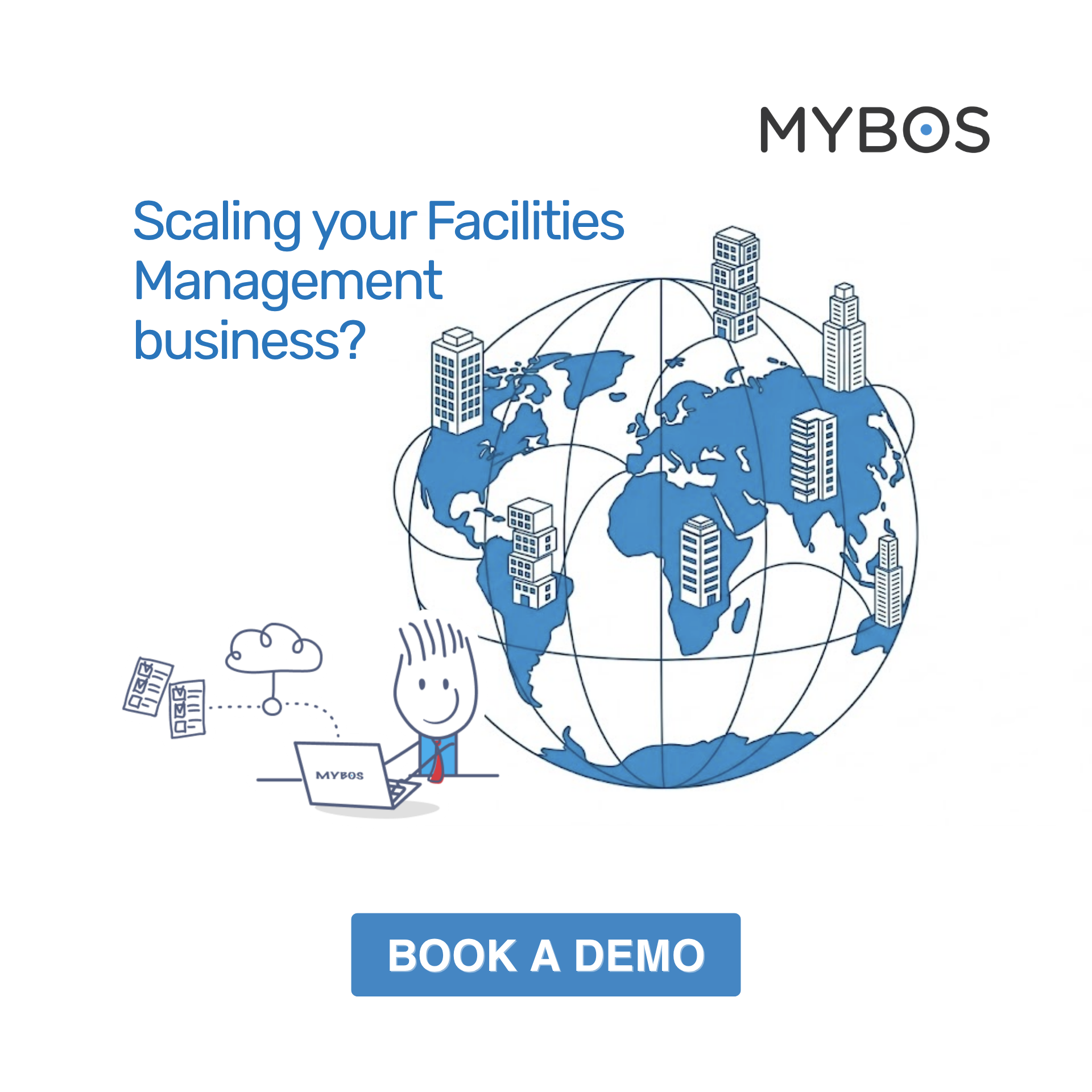 MYBOS Facebook ad from May 22, 2026
