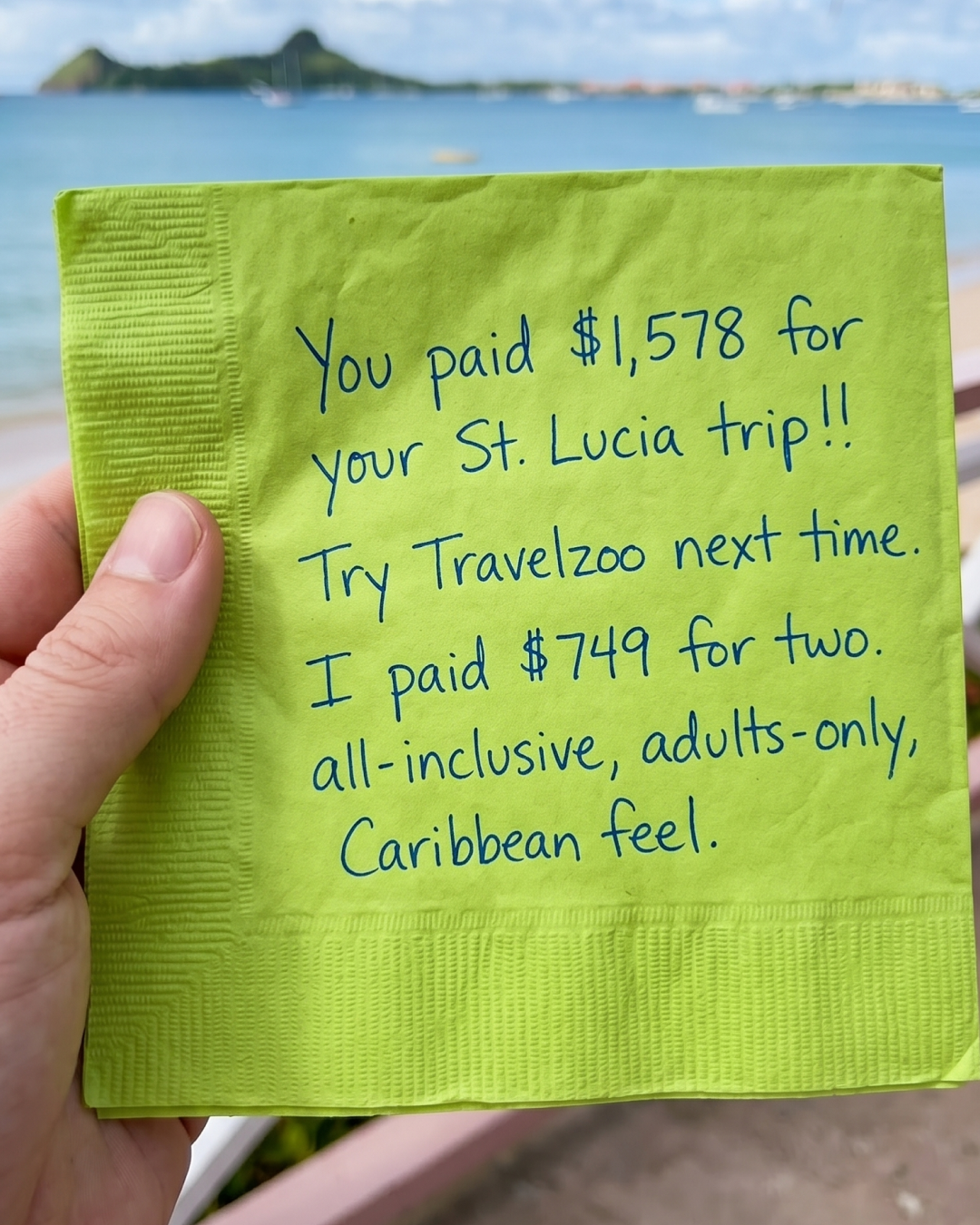 Travelzoo Facebook ad