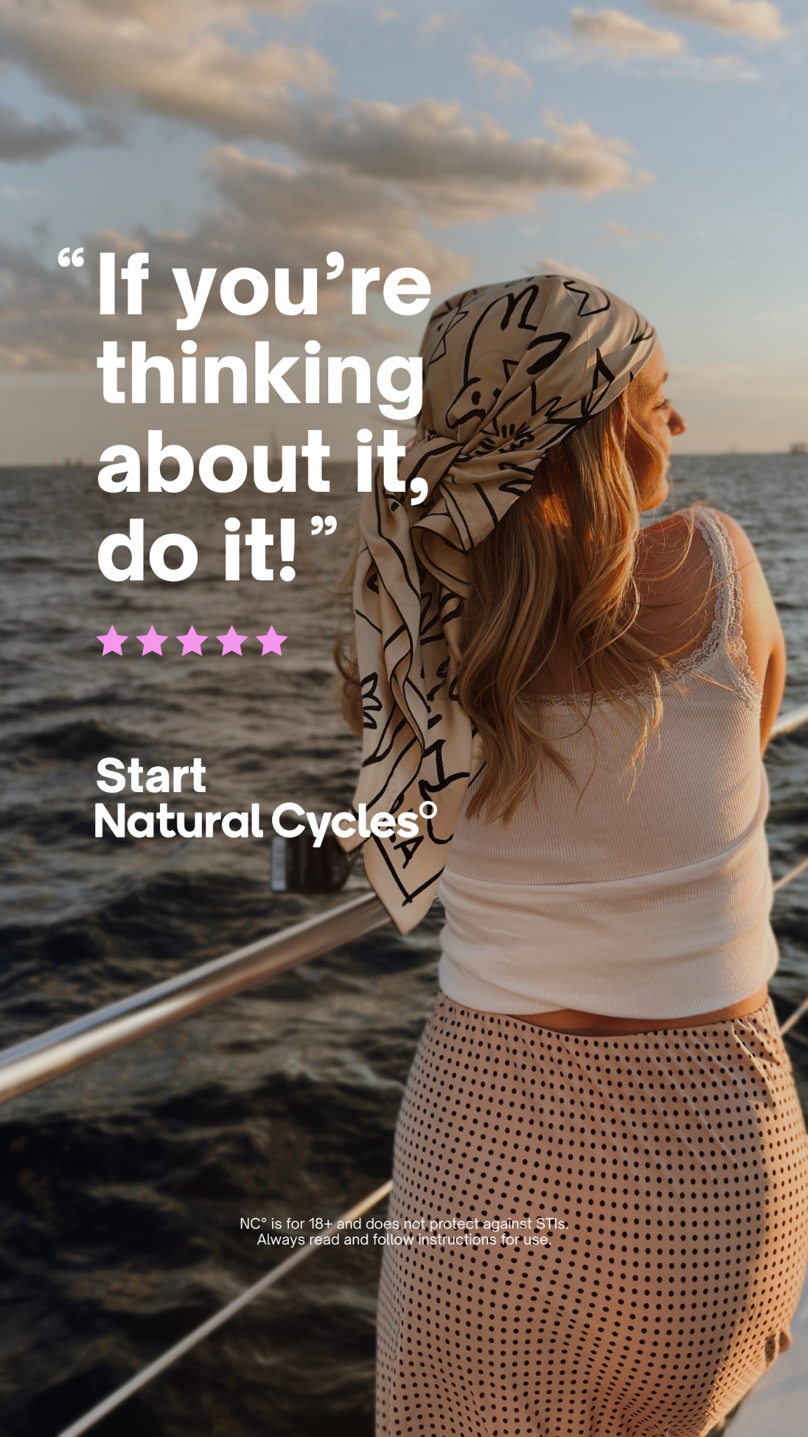 Natural Cycles Facebook ad
