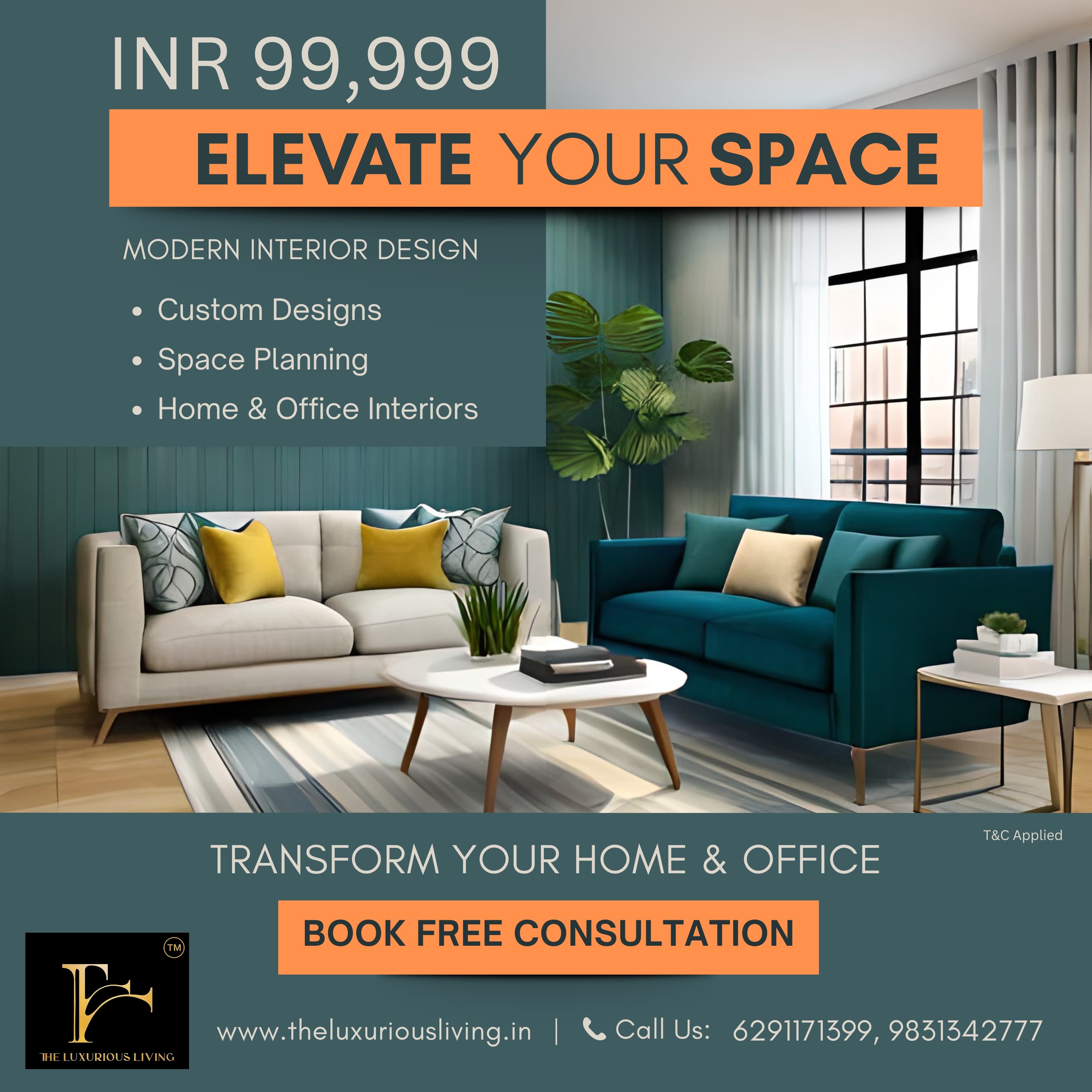 The Luxurious Living Facebook ad: The best rooms have something to say about…