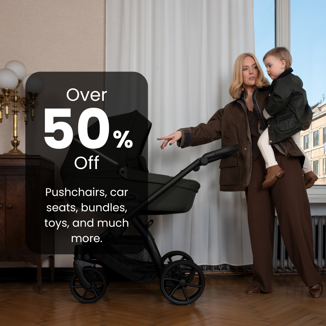 Johnstonpramsofficial Facebook ad: Over 50% Off Prams, Car Seats & Baby Essentials at…