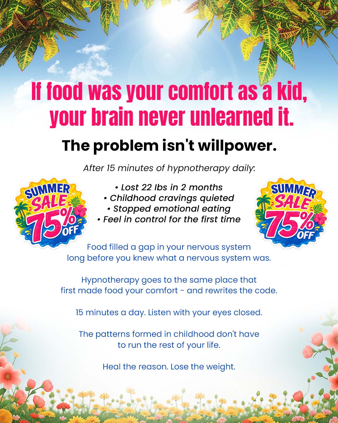 Hypnozio: power of hypnotherapy Facebook ad