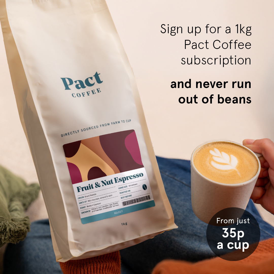Pact Coffee Facebook ad