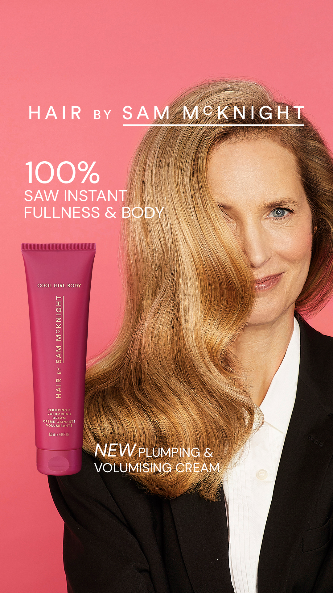 Hair by Sam McKnight Facebook ad