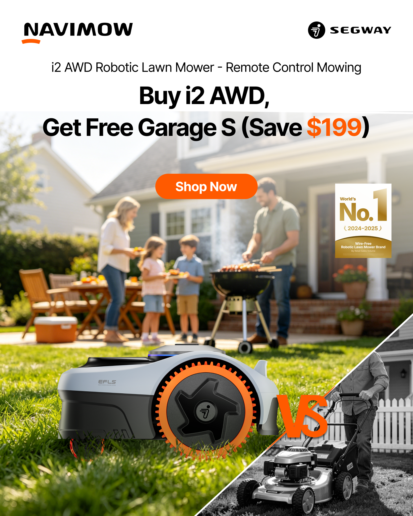 Segway Navimow Facebook ad from Jun 12, 2026