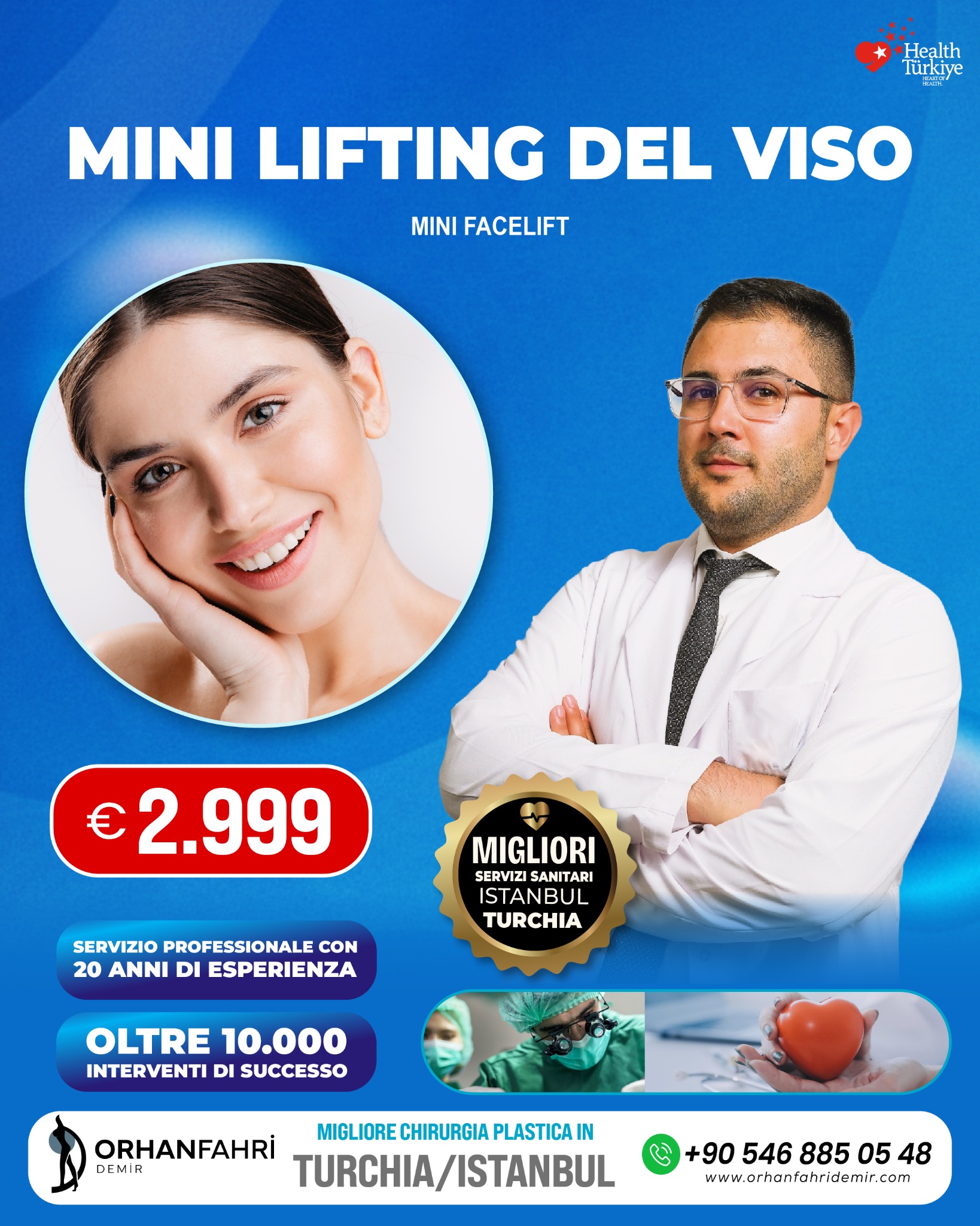Dr. Orhan Fahri Demir Facebook ad: Migliori Servizi Sanitari Turchia/Istanbul