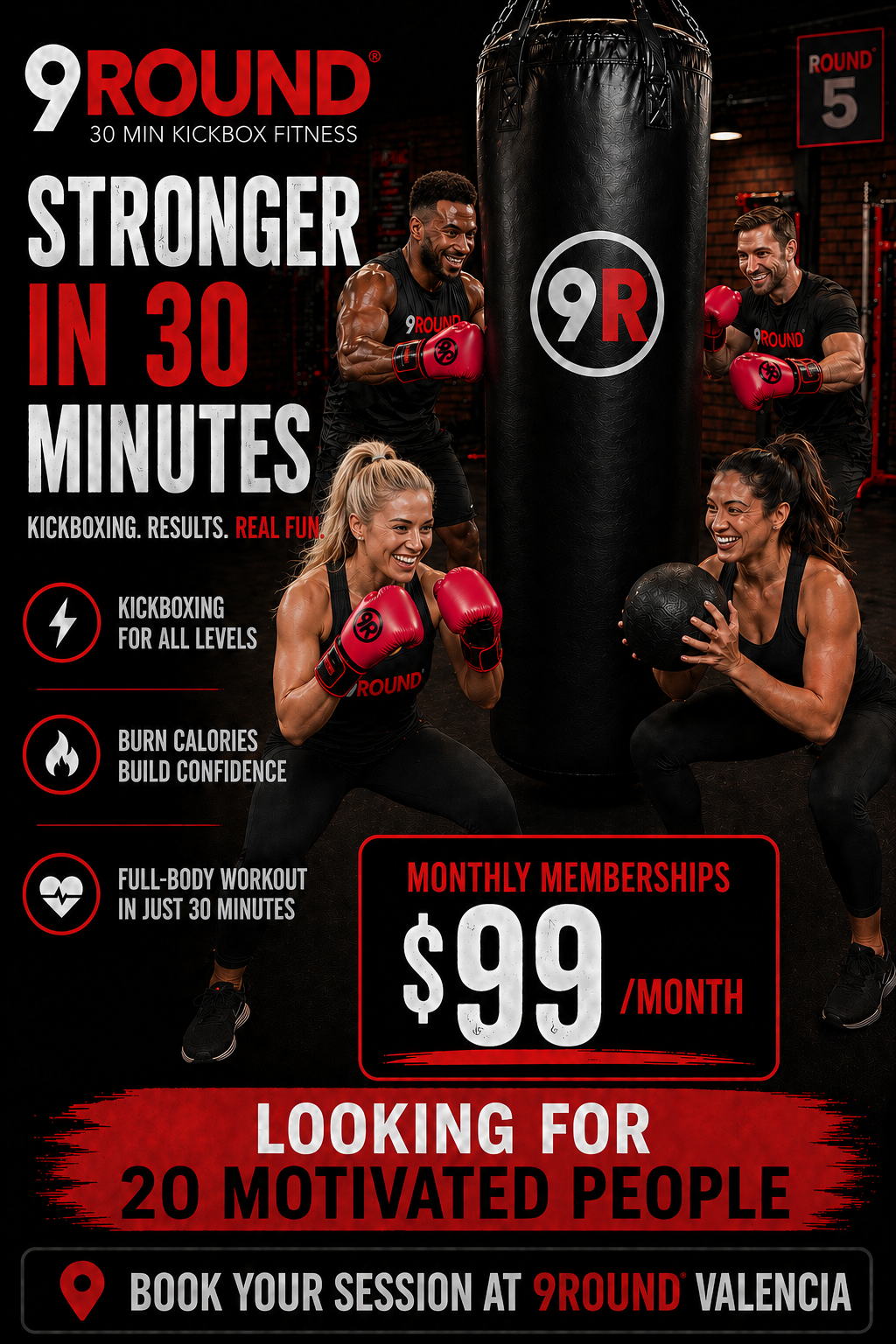 9Round Fitness Facebook ad