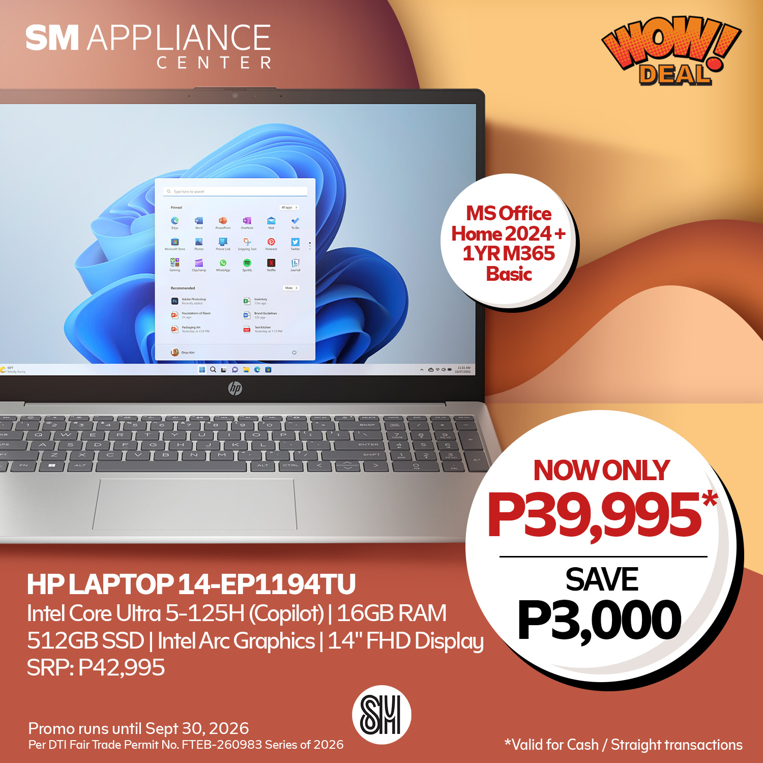SM Appliance Center Facebook ad