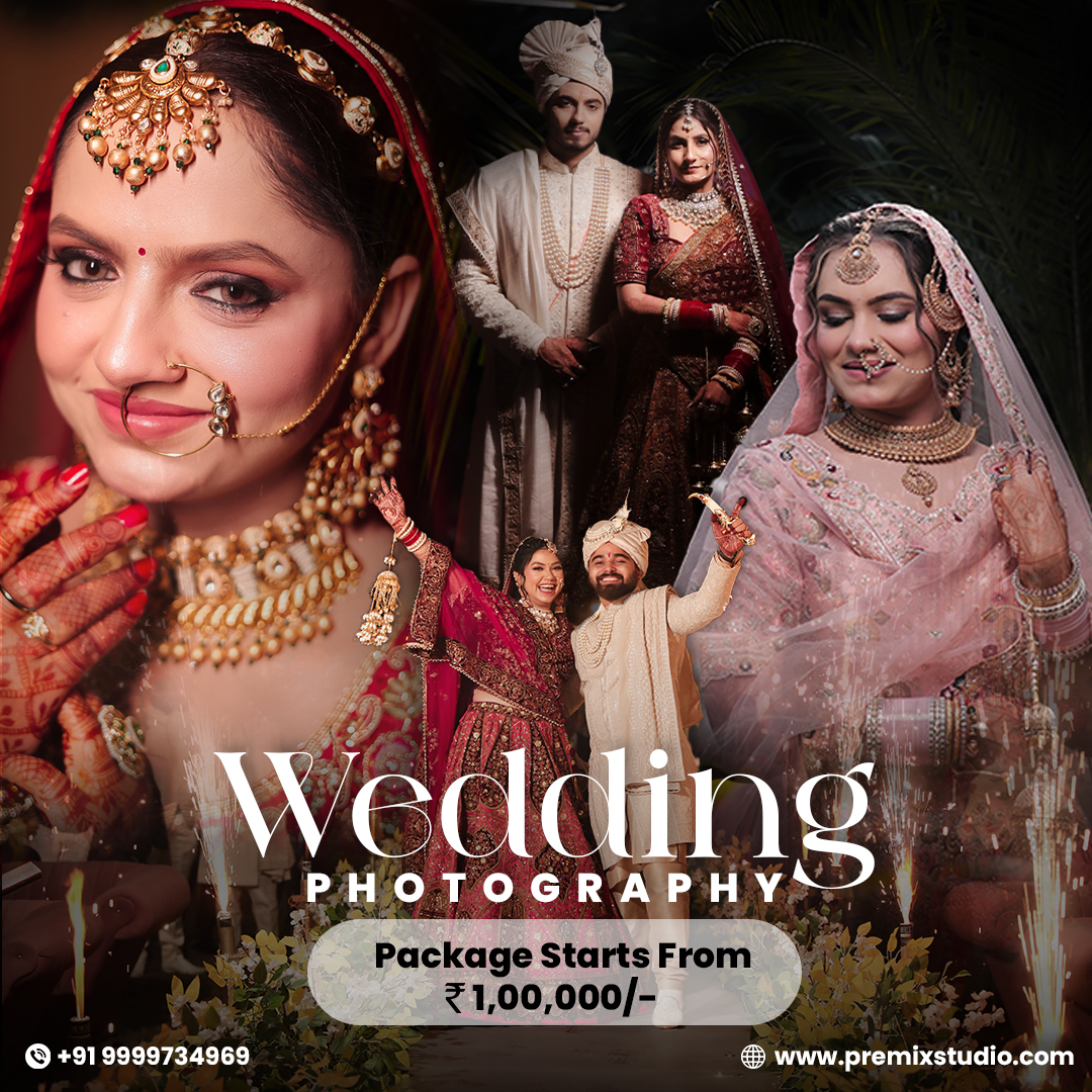 Premix Studio Facebook ad: Hire the best wedding photographer team to capture…