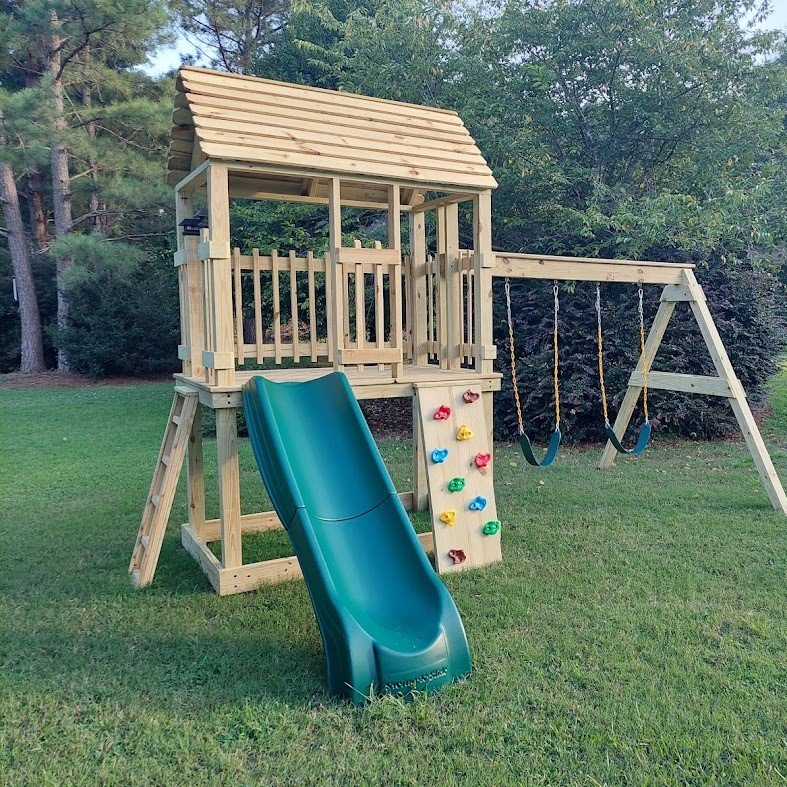 Jeremy Seth Saffir Facebook ad: Playsets and Swingsets - Built to Last a Lifetime!