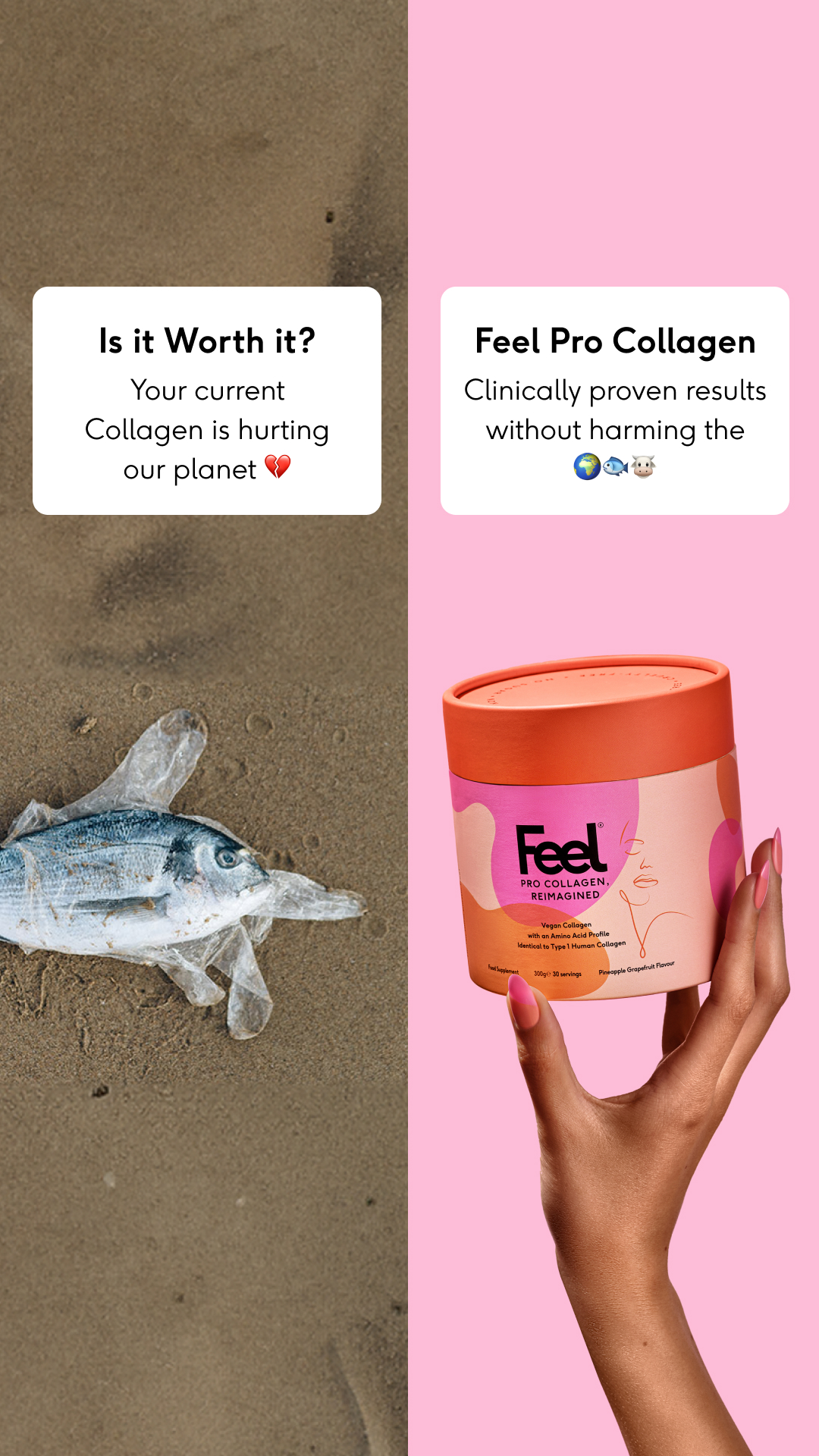 Feel Facebook ad