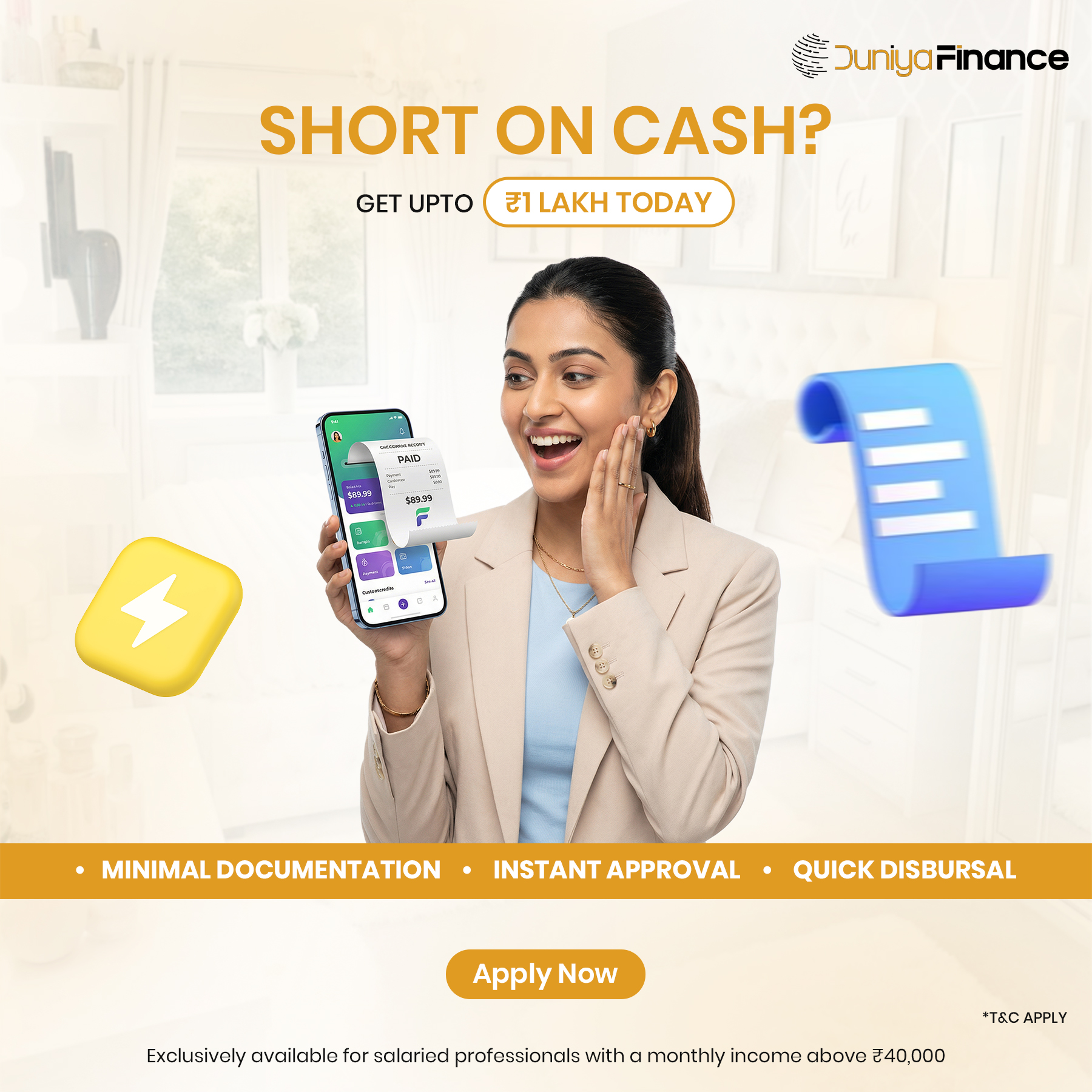 Duniya Finance Facebook ad