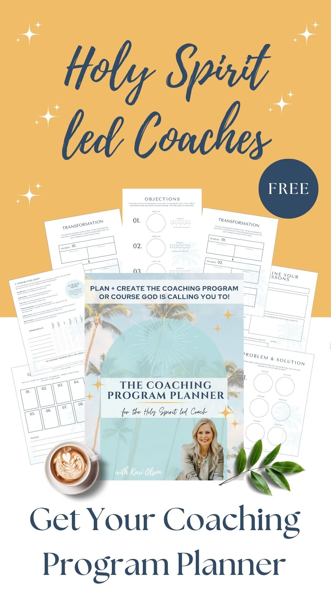 Kari Olson, Christian Business Coach Facebook ad from Oct 7, 2025