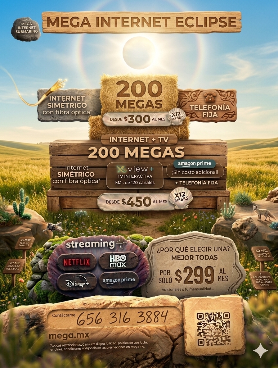 Megacable Facebook ad from Jun 29, 2026