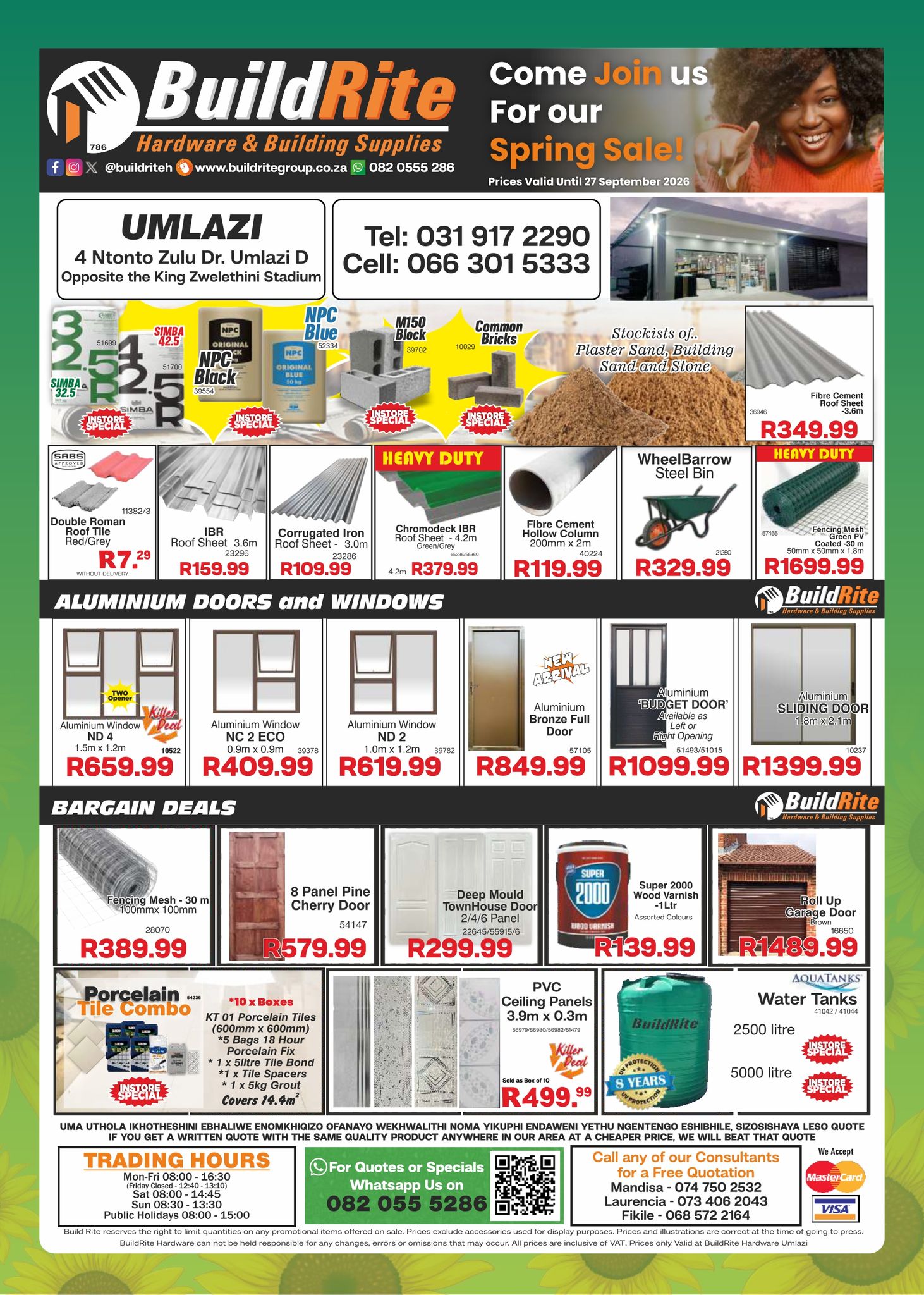 Build Rite Hardware Facebook ad