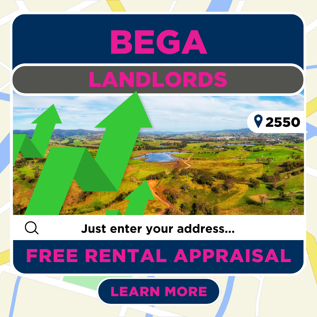 Butterfield Property Bega Facebook ad: Curious what your property could earn?